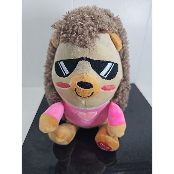 Walgreens Toys Walgreens Brown Cream Hedgehog Plush Stuffed Animal